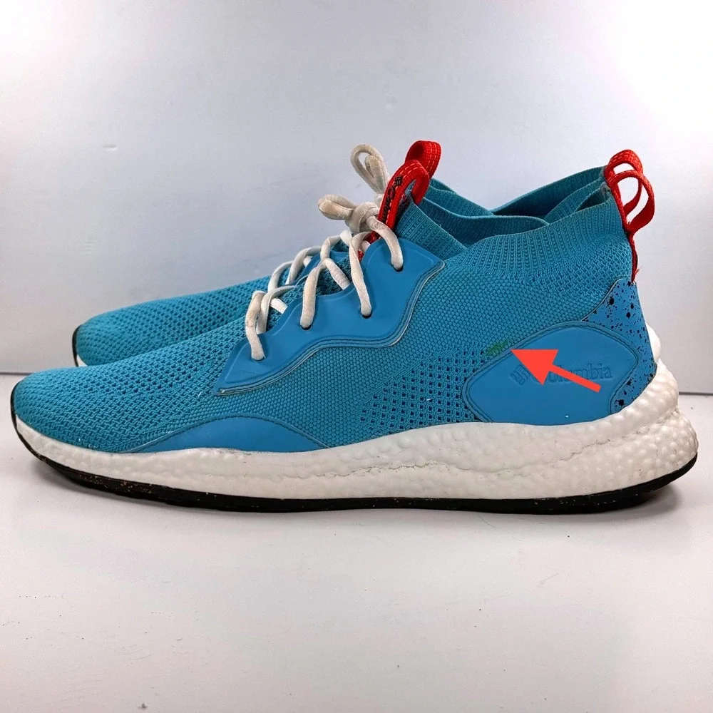 Columbia Men's SH/FT OutDry Knit Sneakers Blue Red BM0082-434 Size 12
